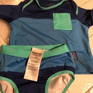 Patagonia infant little sol swim set